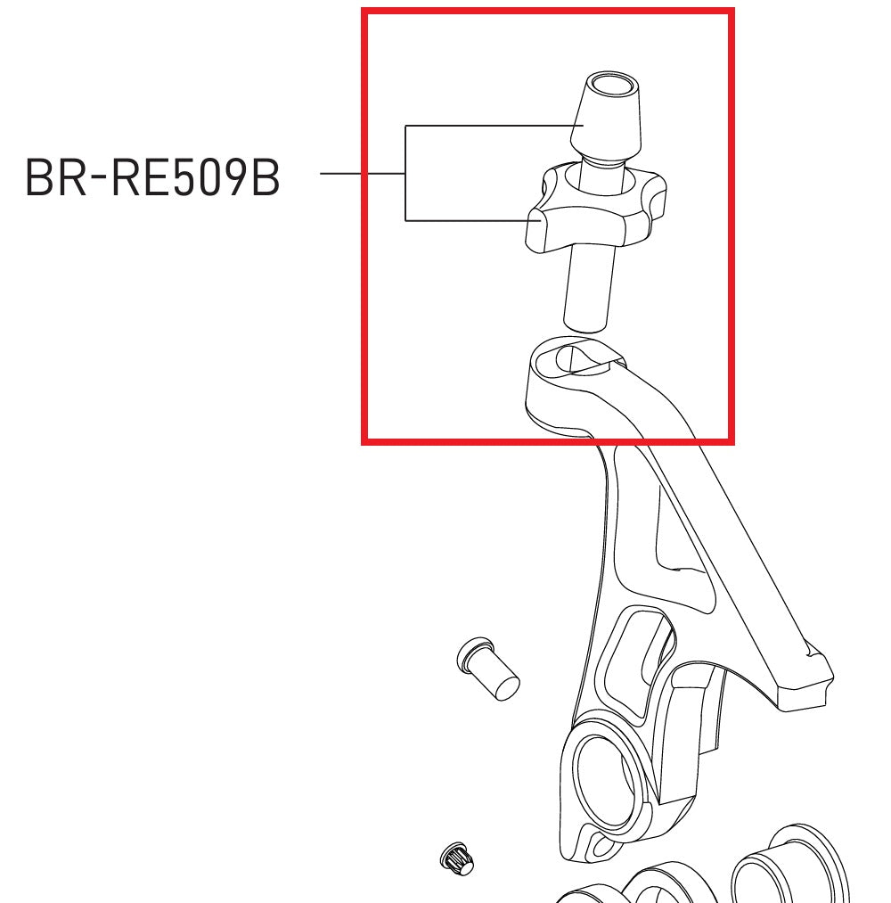 Regelschroef kabelspanning voor CAMPAGNOLO SR/Record 12V achterderailleur