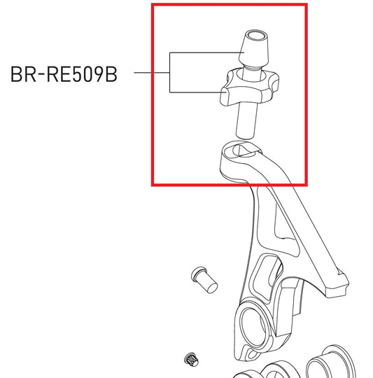 Regelschroef kabelspanning voor CAMPAGNOLO SR/Record 12V achterderailleur