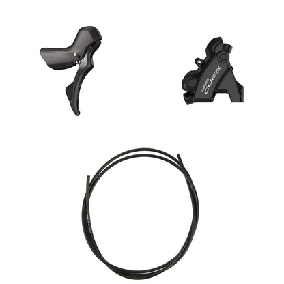 Rechter Hendel en Achterremklauw SHIMANO CUES U6030 10/11V Flatmount Zonder Schijf