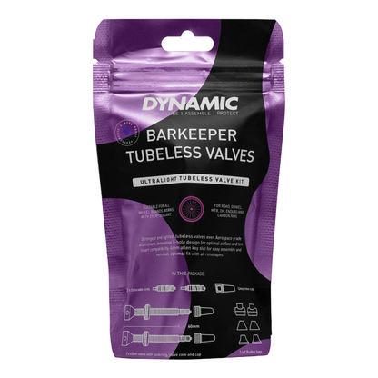 Verpakking van de DYNAMIC BARKEEPER tubeless ventielen