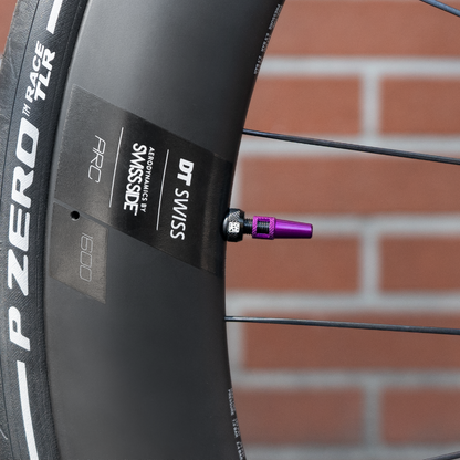 DYNAMIC BARKEEPER tubeless ventiel gemonteerd op een velg