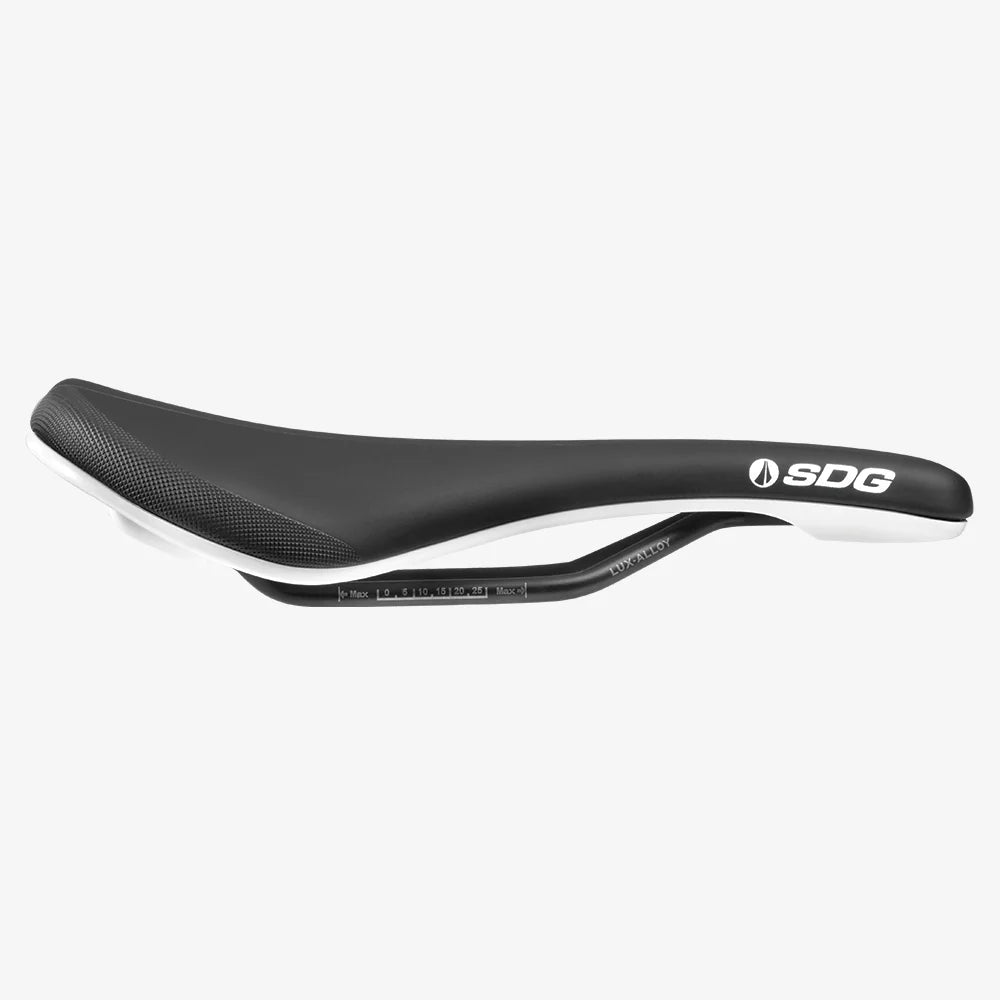 Selle SDG BEL-AIR V3 Rails Lux Alloy Noir/Blanc