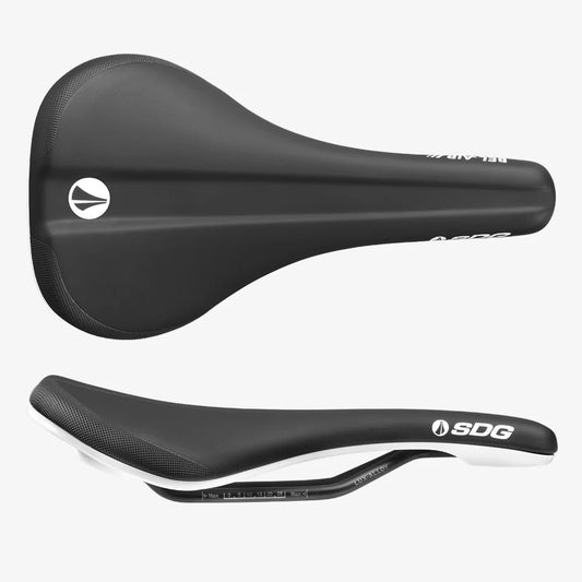 Selle SDG BEL-AIR V3 Rails Lux Alloy Noir/Blanc