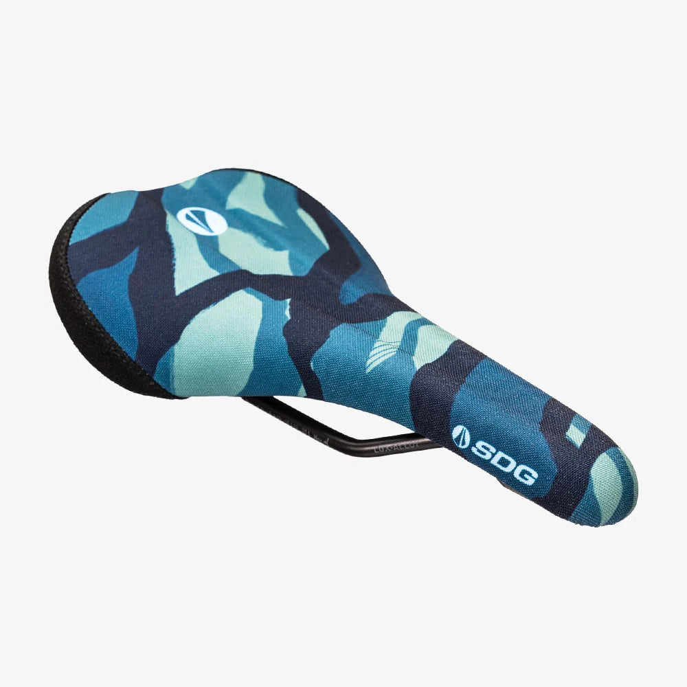 Selle SDG BEL-AIR V3 TERRA FIRMA Rails Lux Alloy Camo Bleu