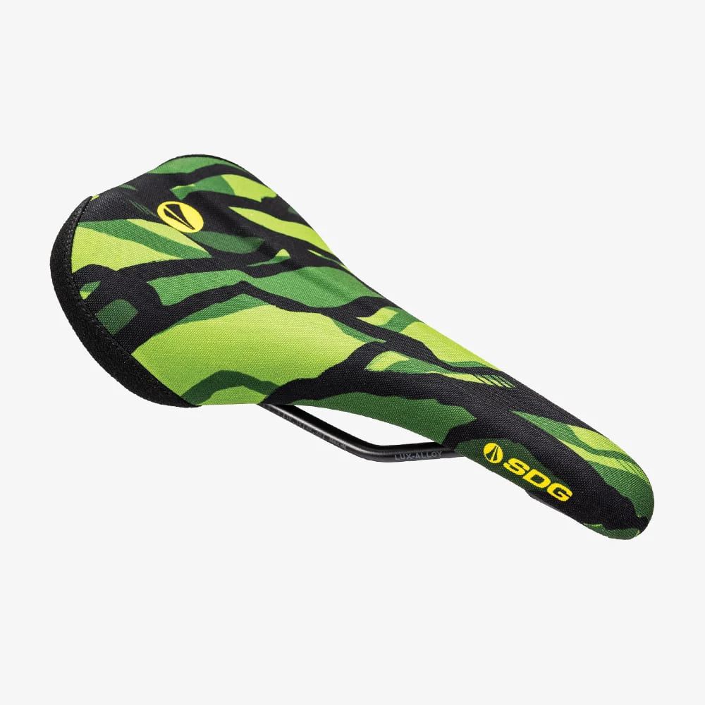 Zadel SDG BEL-AIR V3 TERRA FIRMA Rails Lux Alloy Camo Groen