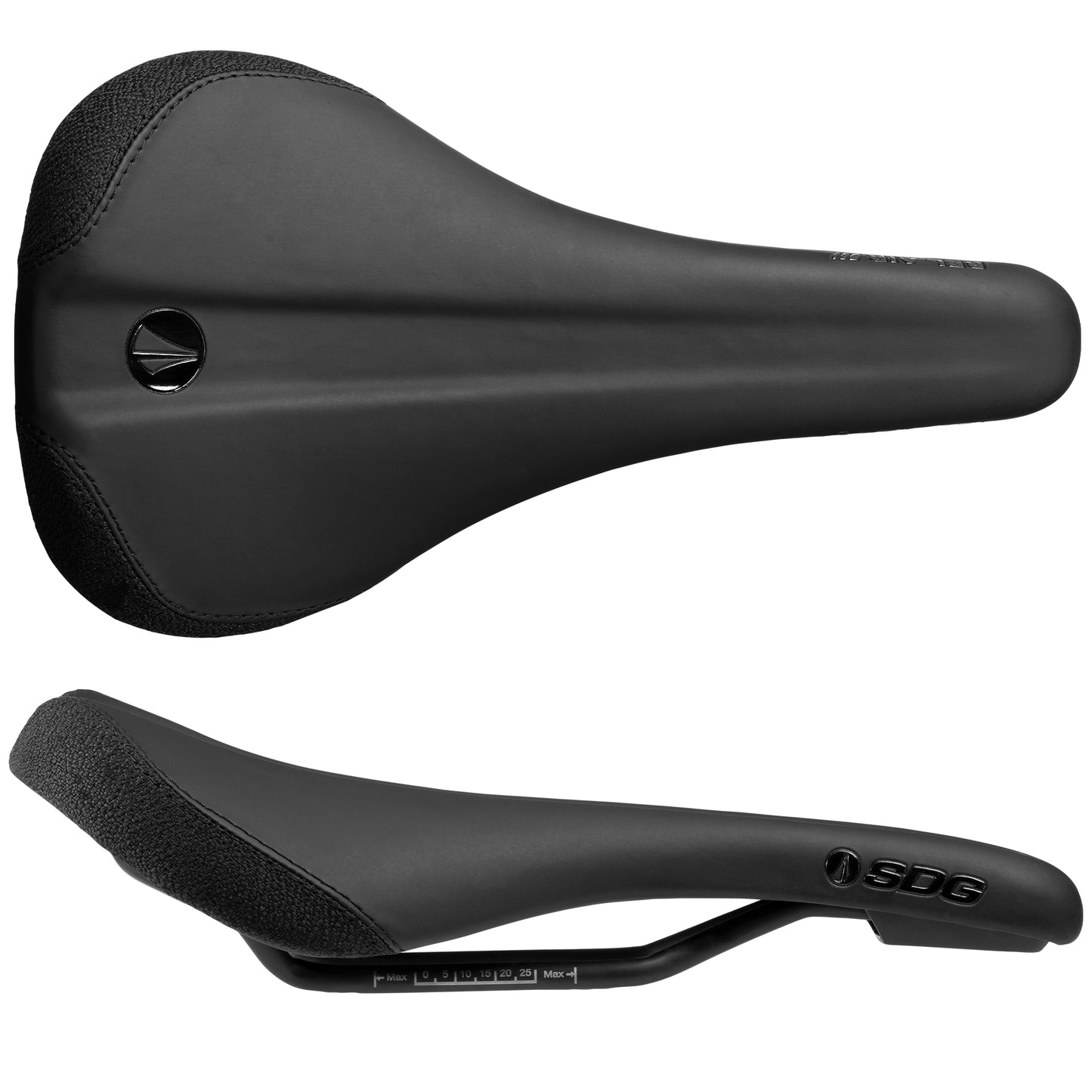 Selle SDG BEL-AIR V3 Air Foam Rails acier Noir