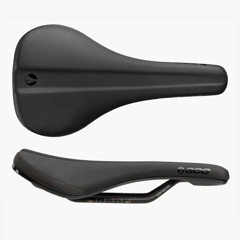 Zwart SDG Bel-Air V3 Lux-Alloy-zadel, overzichtsaanzicht