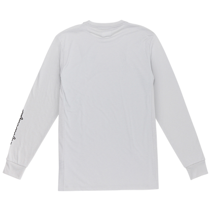 Shirt TROY LEE DESIGNS SKYLINE RIDE TEE SIGNATURE Lange Mouwen Grijs
