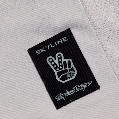 Shirt TROY LEE DESIGNS SKYLINE RIDE TEE SIGNATURE Lange Mouwen Grijs