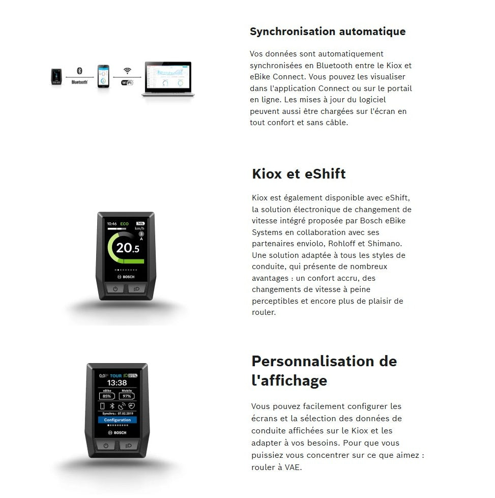 Kit complete beeldscherm BOSCH KIOX