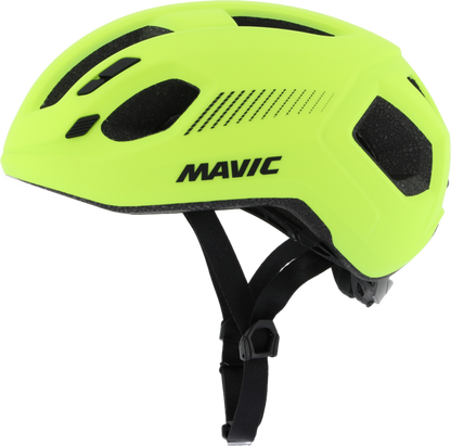 MAVIC AKSIUM racefietshelm geel 2027 - aanzicht 2