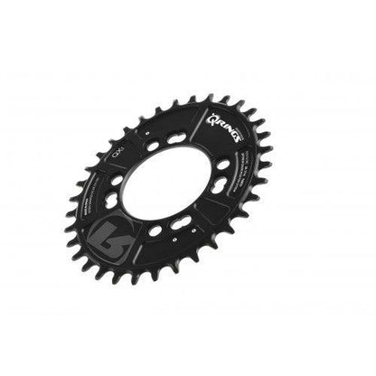 Enkelvoudig Ovaal Kettingblad 9/10/11/12V ROTOR QX1 NARROW WIDE 4 Gaten 76 mm