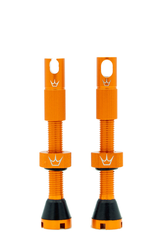 Valves Tubeless PEATY'S x Chris King MK2 Presta 60 mm (x2) Orange