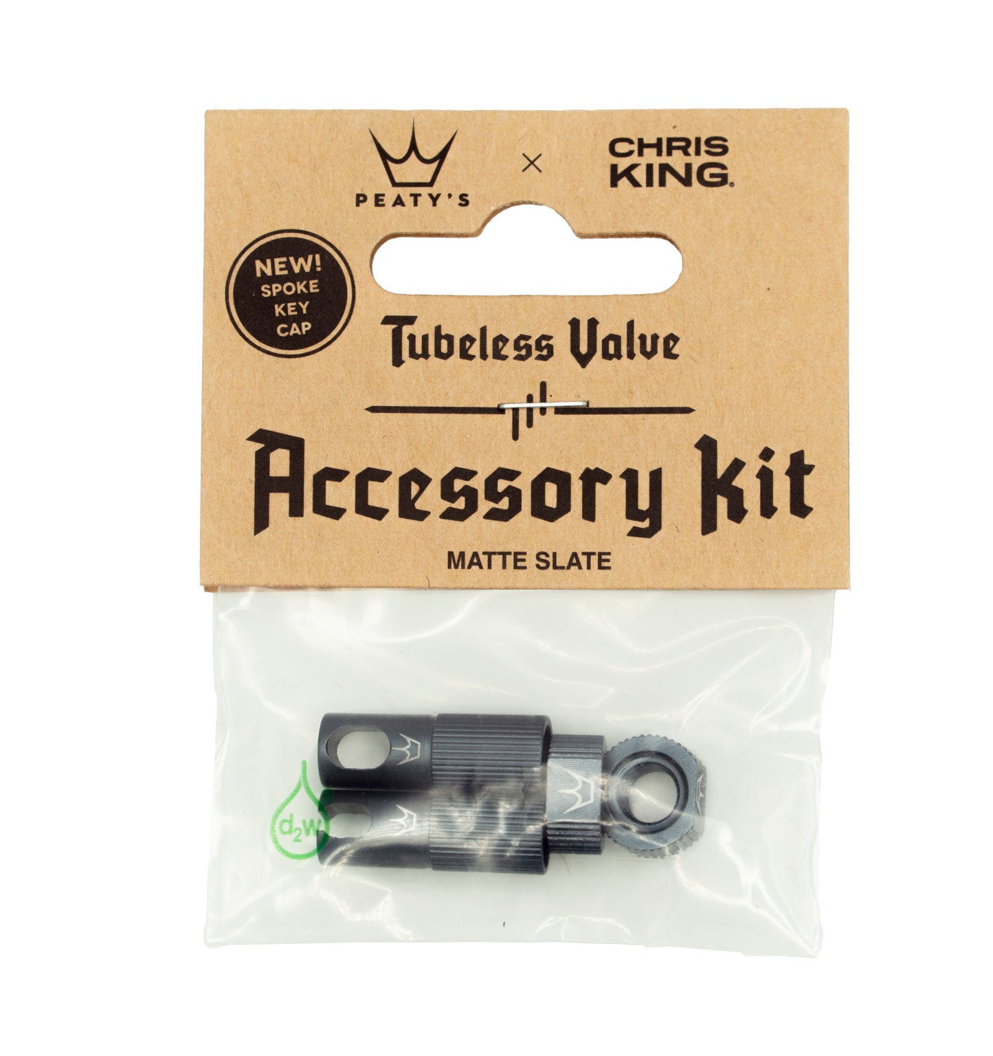 Kit Bouchons et Ecrous de Valves PEATY'S Gris