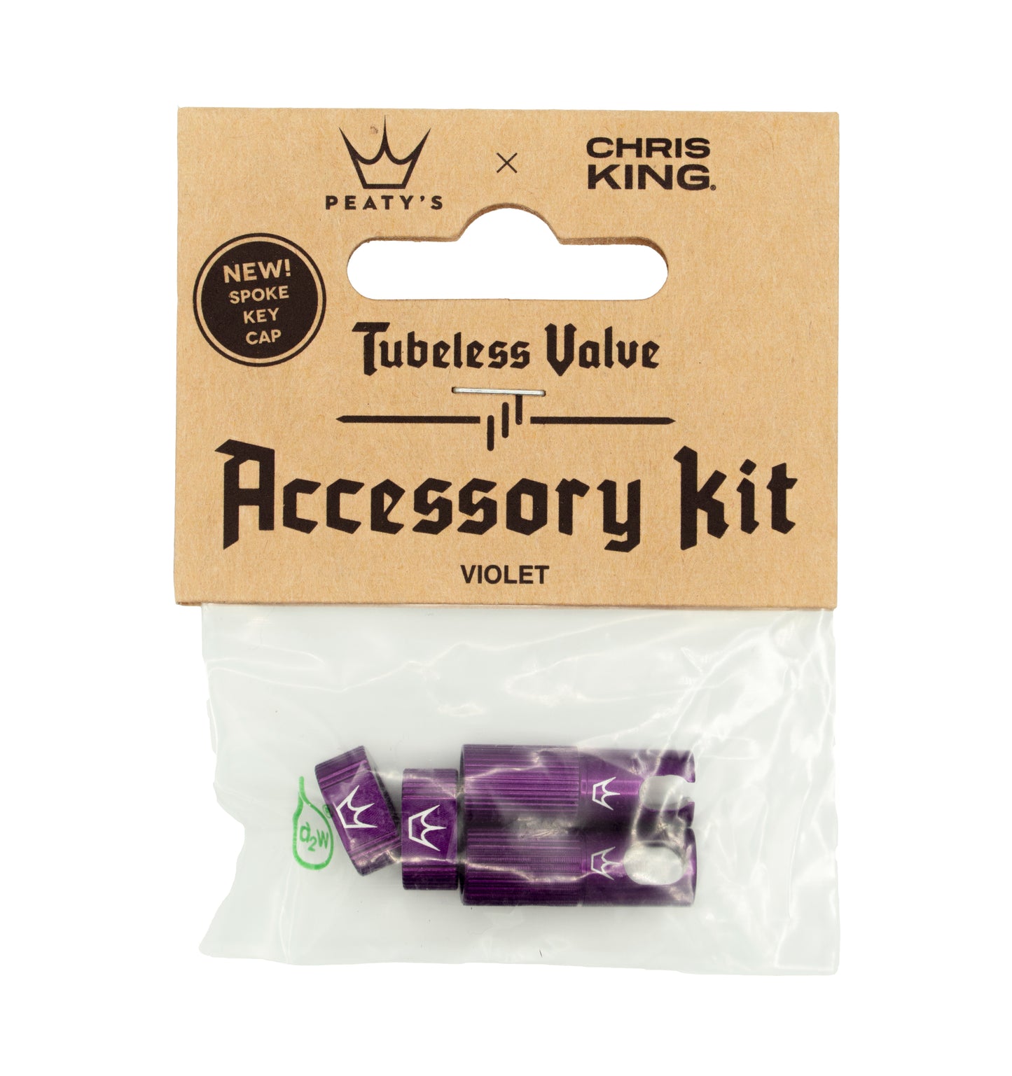 PEATY'S Violet Ventieldopjes en Nippels Kit