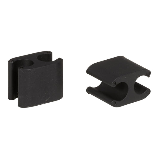 Set van 10 ELVEDES Kabels Clips Duo Zwart 5mm/2,5mm DI2