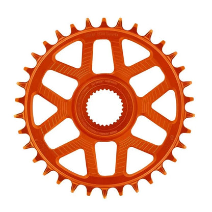 Enkelvoudig Tandwiel E-THIRTEEN HELIX RACE E-SPEC 11/12V Direct Mount Bosch Gen4 Offset 13mm Oranje