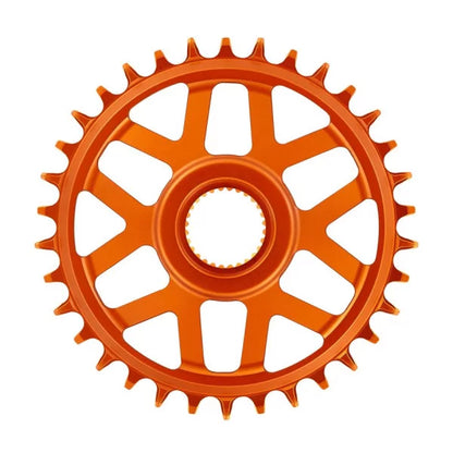 Enkelvoudig Tandwiel E-THIRTEEN HELIX RACE E-SPEC 11/12V Direct Mount Bosch Gen4 Offset 13mm Oranje