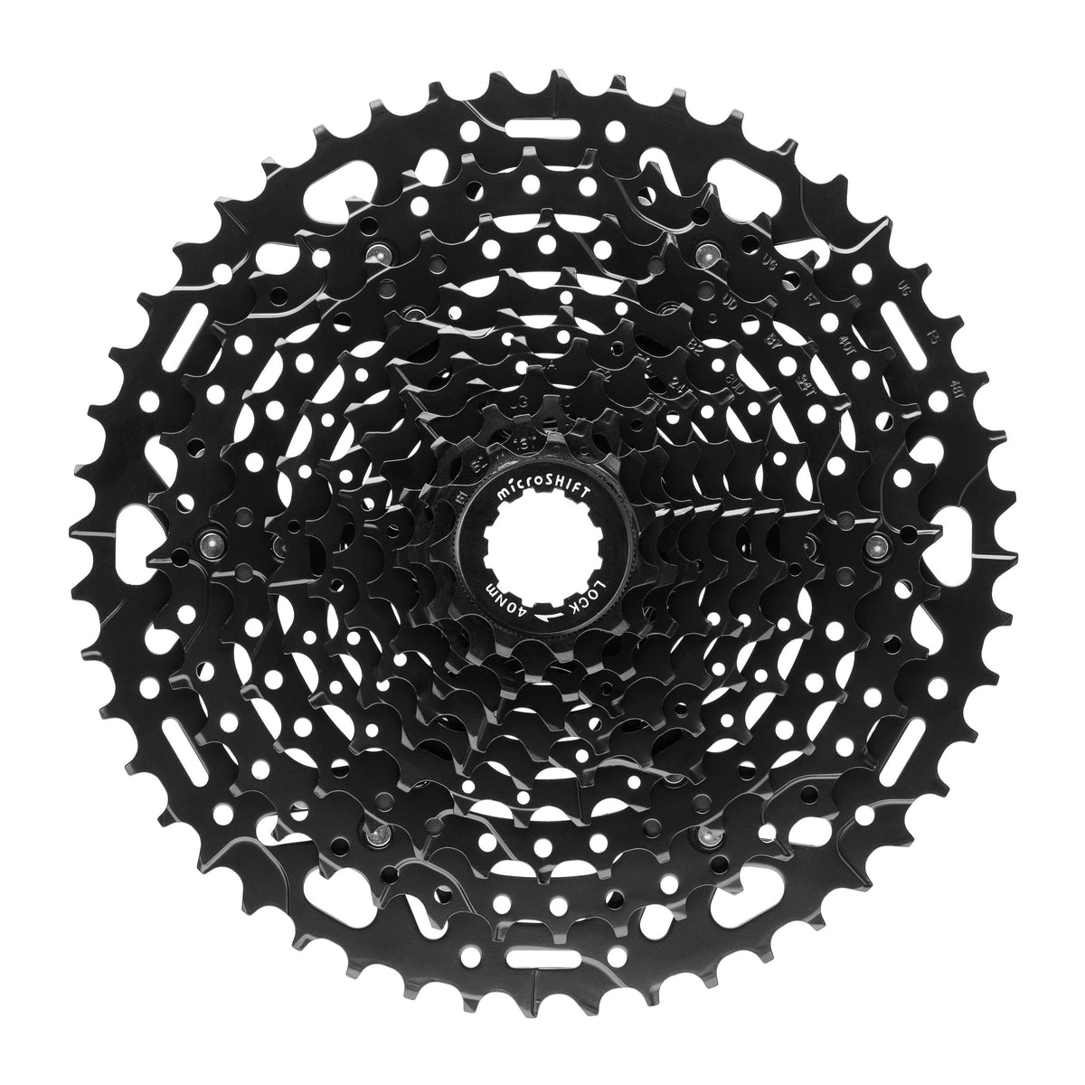 MICROSHIFT ADVENT X stalen cassette CS-H104, 10-speed, 11-48