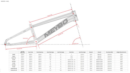 Frame/Vork Kit MEYBO HSX AL 2026 Violet/Roze