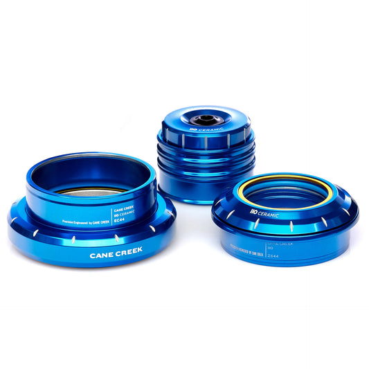 Jeu de Direction Semi-Intégré/Externe Conique Céramique CANE CREEK 110 1"1/8-1.5" ZS44/EC44 30th Anniversary Bleu