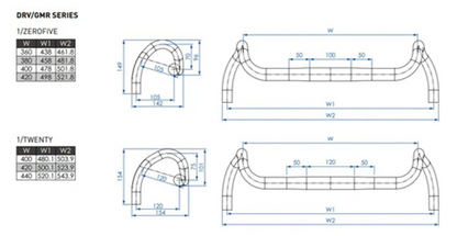 Gravel Stuur PROFILE DESIGN DRV/GMR Drop 105