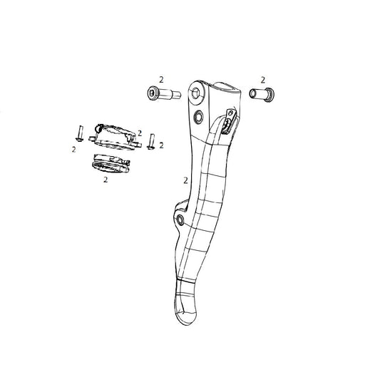 SRAM RED AXS E1 SCHAKELPADDLE RECHTS