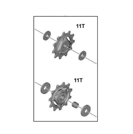 Derailleurschijfjes SHIMANO RD-R7100/R7150