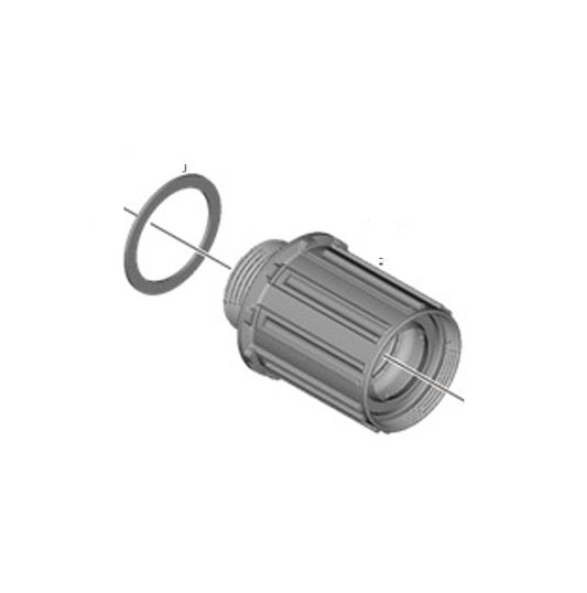SHIMANO WH-R9170-C60 Vrijloopbody Type Shimano HG