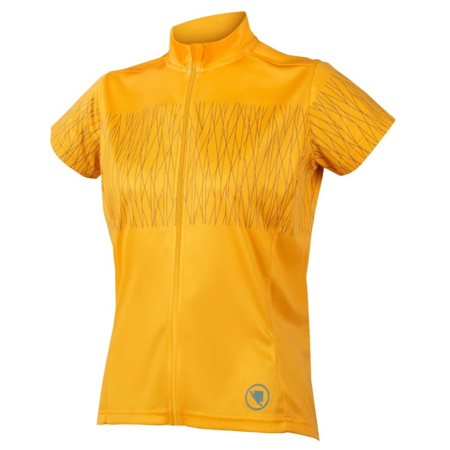 Maillot ENDURA HUMMVEE RAY II Femme Manches Courtes Orange