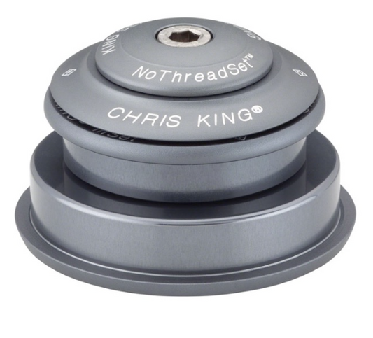 Jeu de Direction Semi-Intégré CHRIS KING INSET i2 1"1/8-1.5" ZS44/ZS56 Gris Mat