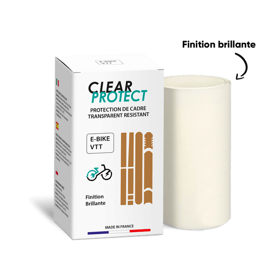 Zelfklevende framebeschermer E-bike CLEARPROTECT Glanzend MTB