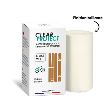 Zelfklevende Framebescherming E-bike MTB CLEARPROTECT Glanzend