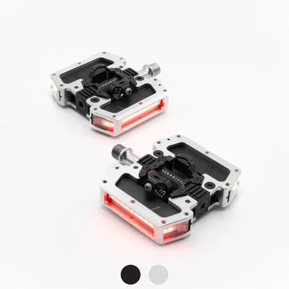 Automatische Lichtgevende Pedalen REDSHIFT Arclight PRO Zilver