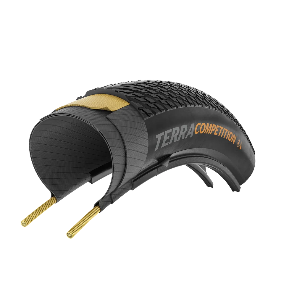 CONTINENTAL TERRA COMPETITION TRAIL GRIP 700x45c Tubeless Ready Zwart band