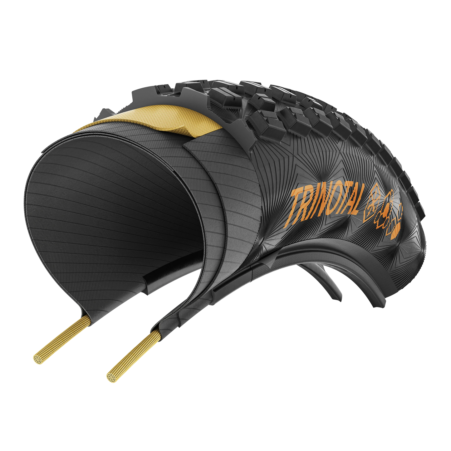 CONTINENTAL TRINOTAL Trail Grip 27.5x2.40 Tubeless Ready Soft Black band