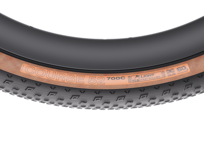 Pneu WTB COURSE 52 Tan - marquage de flanc