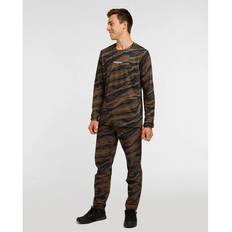 Maillot DHARCO GRAVITY RECON Manches Longues Noir/Marron