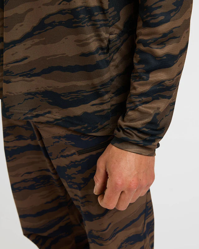 Maillot DHARCO GRAVITY RECON Manches Longues Noir/Marron