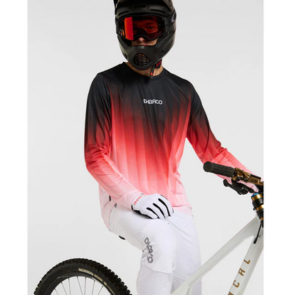 DHARCO RACE PRISM Shirt Lange Mouwen Rood