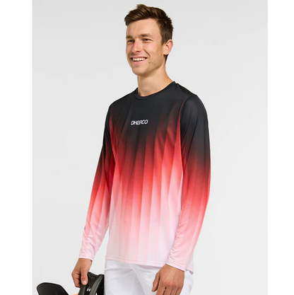 DHARCO RACE PRISM Shirt Lange Mouwen Rood