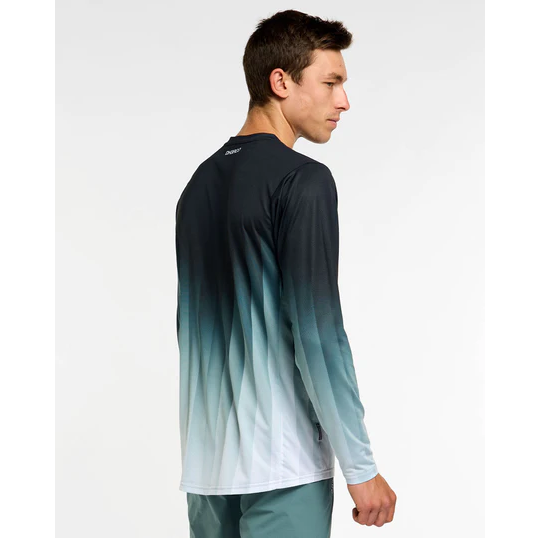 DHARCO RACE MIDNIGHT PRISM Lange Mouw Jersey Groen