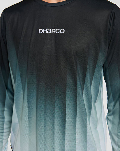 Shirt DHARCO RACE MIDNIGHT PRISM Lange Mouwen Groen