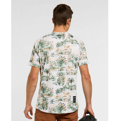 DHARCO LOST Shirt Korte Mouwen Beige/Groen