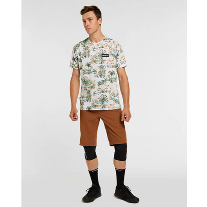 DHARCO LOST Shirt Korte Mouwen Beige/Groen
