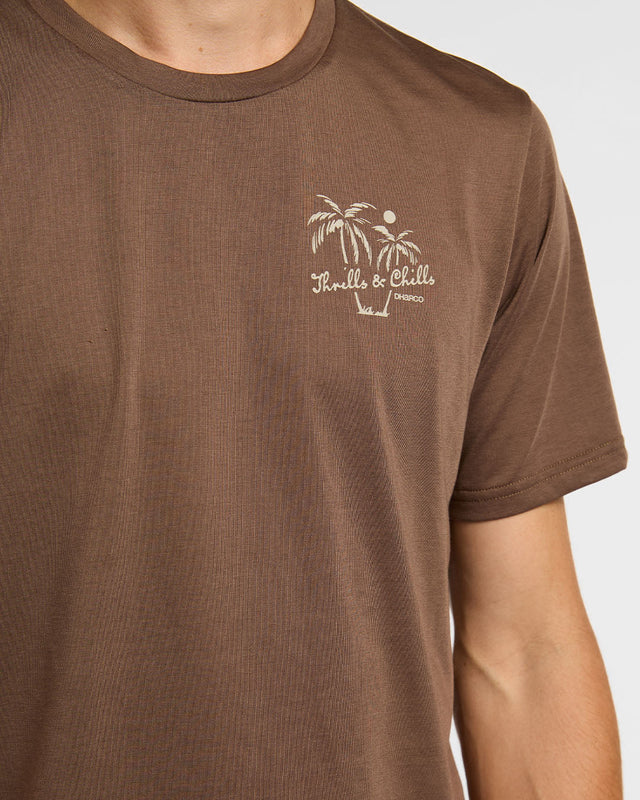 DAHRCO TECH HUSK T-Shirt Korte Mouw Bruin