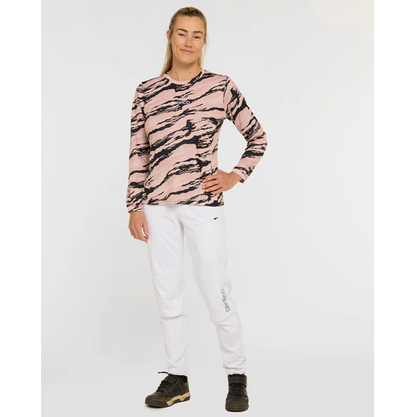Maillot DHARCO GRAVITY AMBUSH Manches Longues Femme Rose/Noir