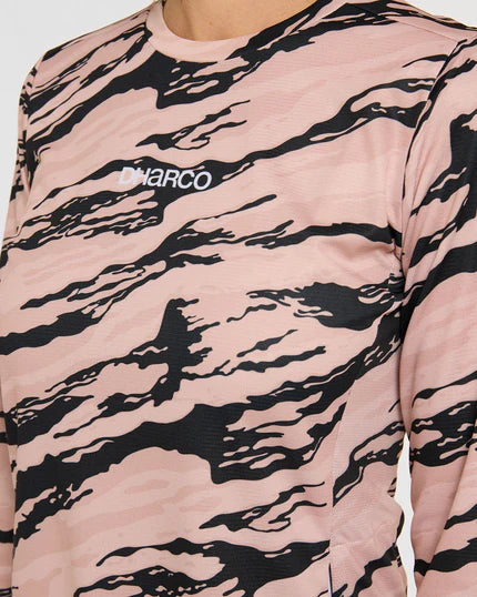 Maillot DHARCO GRAVITY AMBUSH Manches Longues Femme Rose/Noir