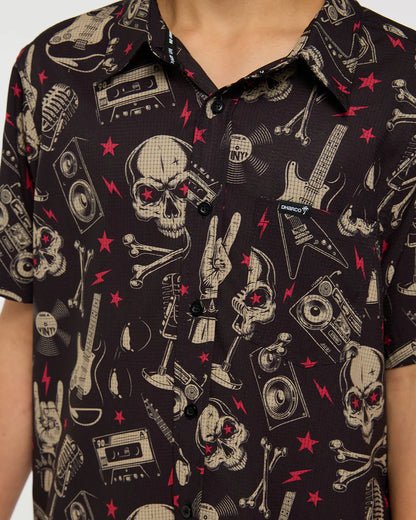 Technisch Shirt DHARCO TECH PARTY ROCKNROLLA Junior Zwart