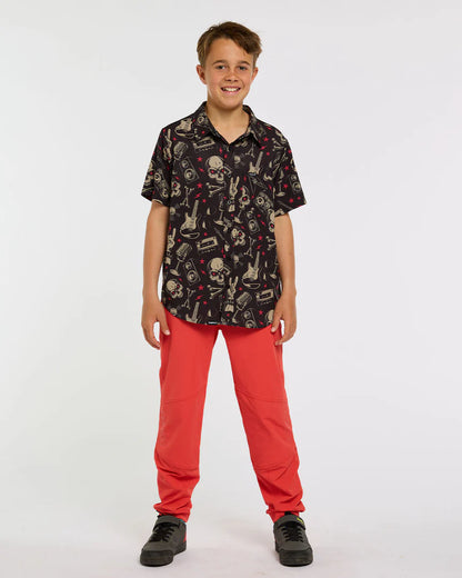 Technisch Shirt DHARCO TECH PARTY ROCKNROLLA Junior Zwart